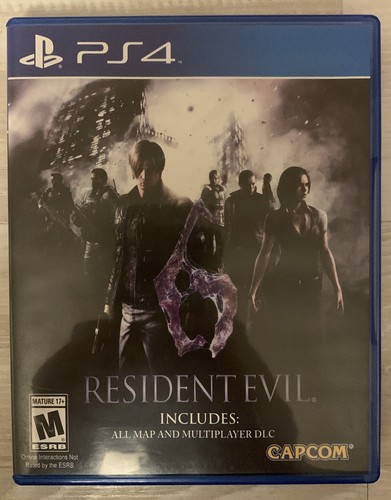 Resident Evil 6 – PS4 – Capcom 2016 – gebraucht – ohne DLC / Multiplayer-Karte