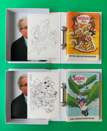 WIPA Mosaik Digedags kompl. Reprintmappen-Sammlung 1-19 Jubiläumskassette 1 top - Bild 19 von 21