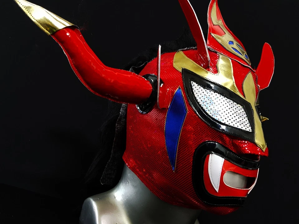JUSHIN LIGER MÁSCARA DE LUCHADOR DISFRAZ LUCHADOR LUCHA LIBRE MÁSCARA MEXICANA Foto 3 de 4