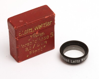 Leica E.Leitz Wetzlar E19 Vorsatzlinse 3 Elpet