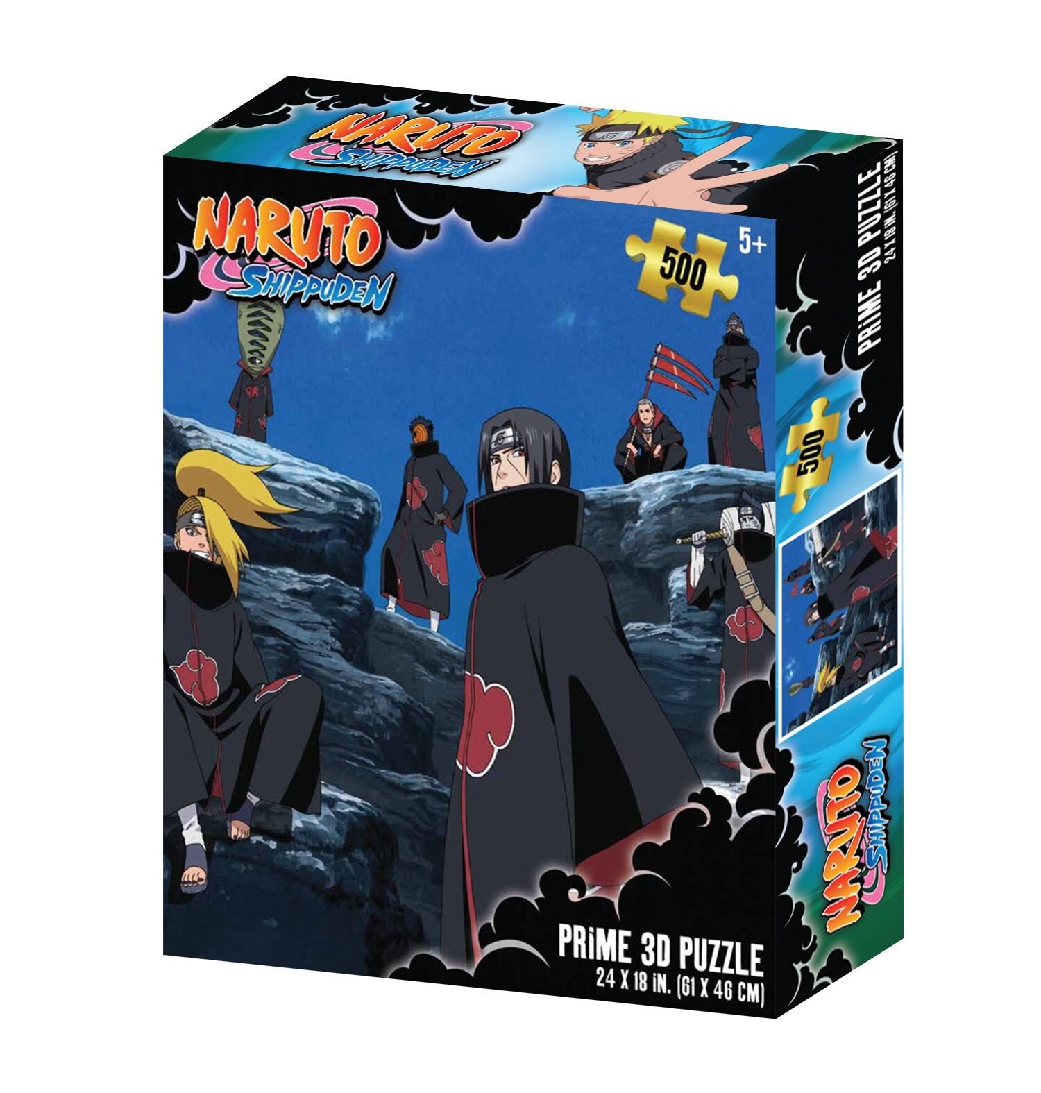 Naruto Akatsuki Prime 3D 500pc Jigsaw Puzzle