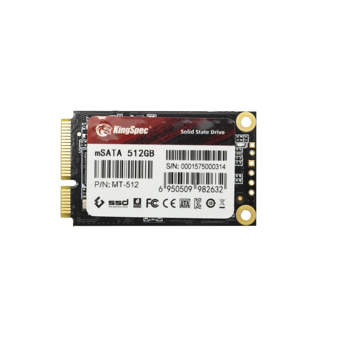 SSD Msata 512GB 500GB Disque État Solide Lenovo Dell HP Ordinateur 