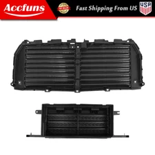 Upper&Lower Radiator Grille Air Shutter Assembly W/O MOTOR For 15-17 Ford F-150