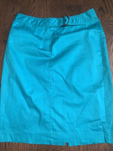 rafaella skirt size  10 womens  Blue with belt - image 1