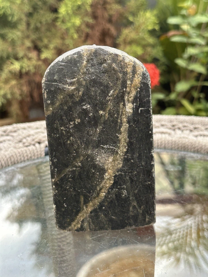 Antigua estatua escultura rara piedra negra dios hindú Shiva Lingam Naga años 1700’s Foto 4 de 4