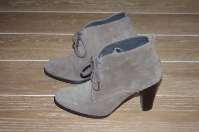 Derbys San Marina Talons Hauts En Nubuck Beige Pointure 35 - TBE (Très Bon état)