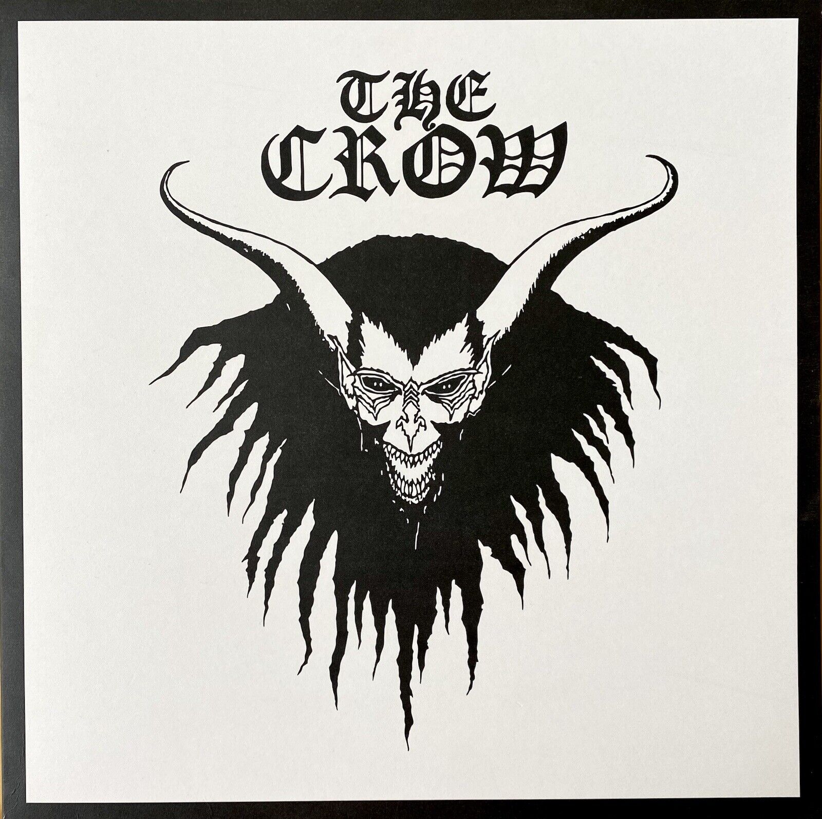 CROW 12” VINYL JAPANESE CRUST PUNK DEATHSIDE PAINTBOX GISM LIMITED 100 COPIES