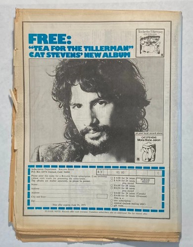 Rolling Stone magazine #80 April 1971 Joe Dallesandro, Warhol, Robert Redford - Picture 2 of 8