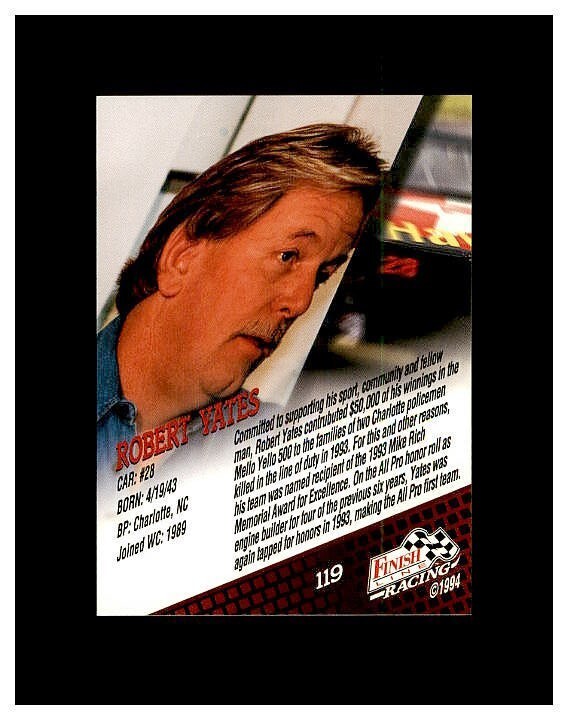1994 FINISH LINE RACING NASCAR TRADING CARDS #1-150 YOU PICK SEE SCANS - Picture 237 of 299