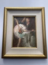 CONNIE MCCOY PAINTING CALIFORNIA IMPRESSIONIST PORTRAIT FEMALE LISTED BALLERINA