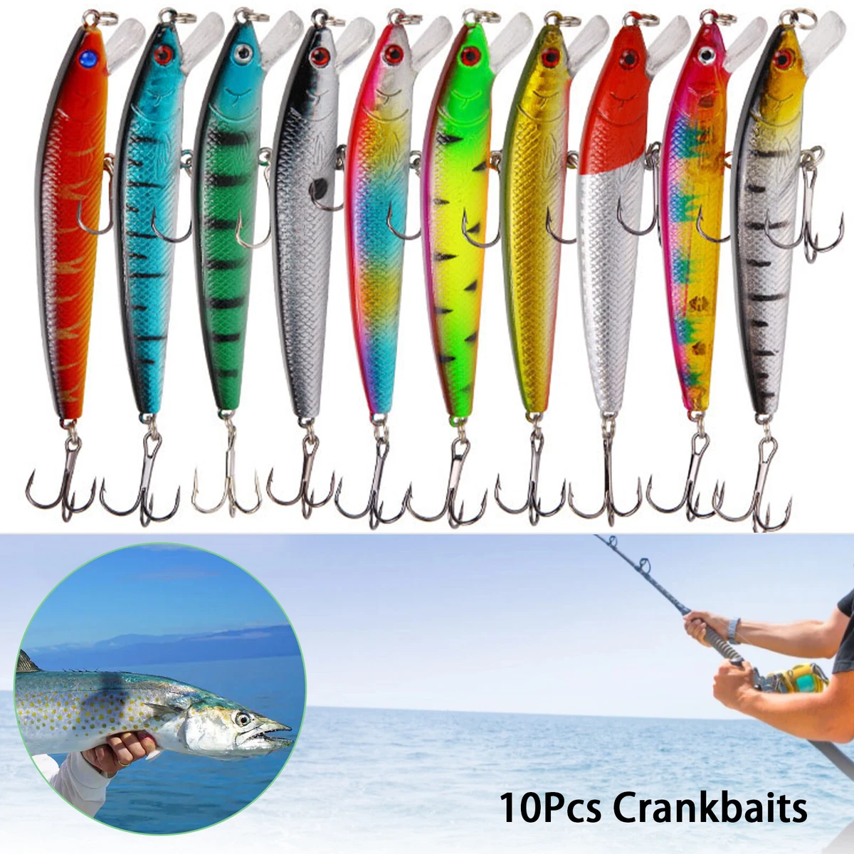 e bay fishing lures Robotic Swimming Bait Electric 3.5" USB Rechargeable LED Light Wobbler 4-Segement Multi Jointed Swimbait Hard Lures Fishing Tackle : Sports & Outdoors these steel spoons come hooked and ready to go fish 5 pcs Rattling Skinny Long