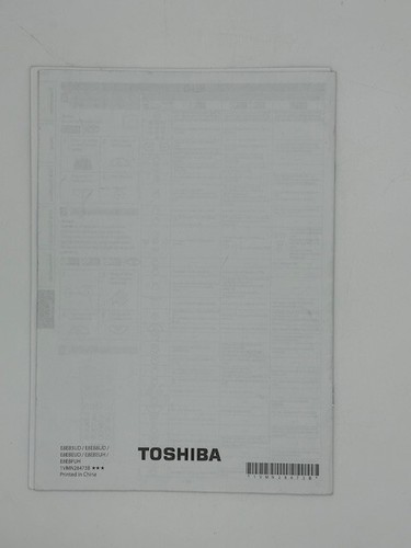 Toshiba SD-V296KC DVD Player/VCR Bedienungsanleitung + spanische & englische Kurzanleitung - Bild 3 von 5