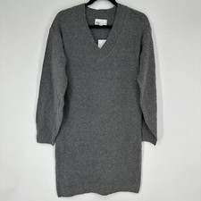 Nordstrom Rack Grey Long Sleeve Fall Womens Sweater Dress XXS
