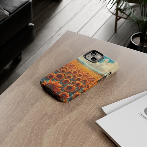 Phone Case for iPhone, Pixel, Galaxy - Sunflower Field Floral Sky Flower Cover - Picture 53 of 191