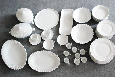 orig. LIMOGES Haviland Torse Blanc WEIß  verschiedene GESCHIRRTEILE zur AUSWAHL