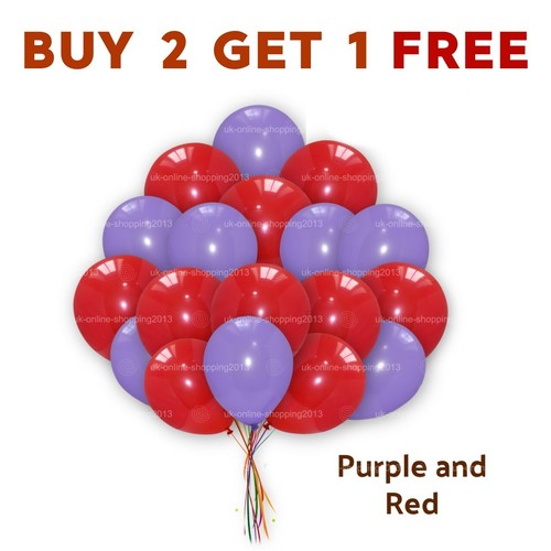 30 X PLAIN BALOONS BALLONS Quality helium BALLOONS Party Birthday Wedding - Picture 48 of 70