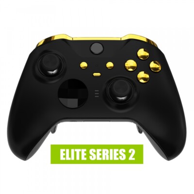 Chrome Gold Replacement LB RB LT RT ABXY for Xbox One Elite Series 2 Controller