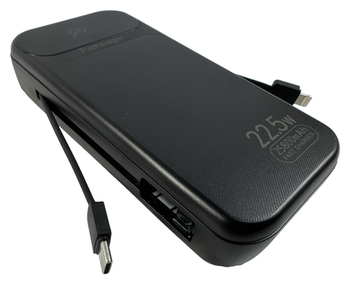 PAMXIEGER Powerbank 25800 mAh 22,5W Zewnętrzna bateria Wyświetlacz LCD USB-C Wyjście NOWY - Zdjęcie 2 z 5