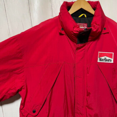marlboro ジャケット Rare!] 90s Vintage Marlboro Embroidered Zip Down Jacket in