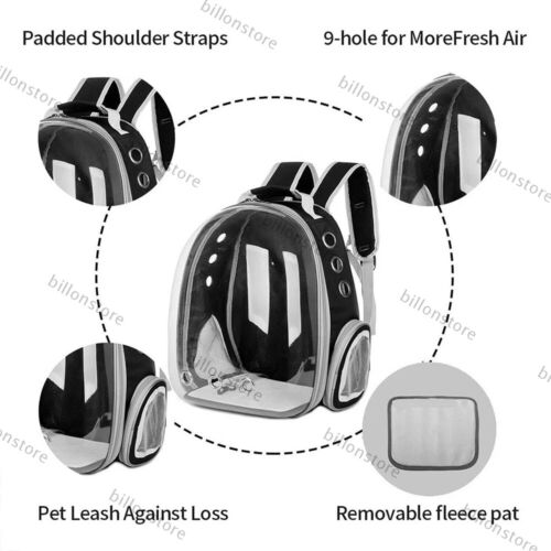 1/2xHaustier Tragetasche Transportrucksack Rucksack Katzen Hunde Atmungsaktiv DE - Bild 8 von 15