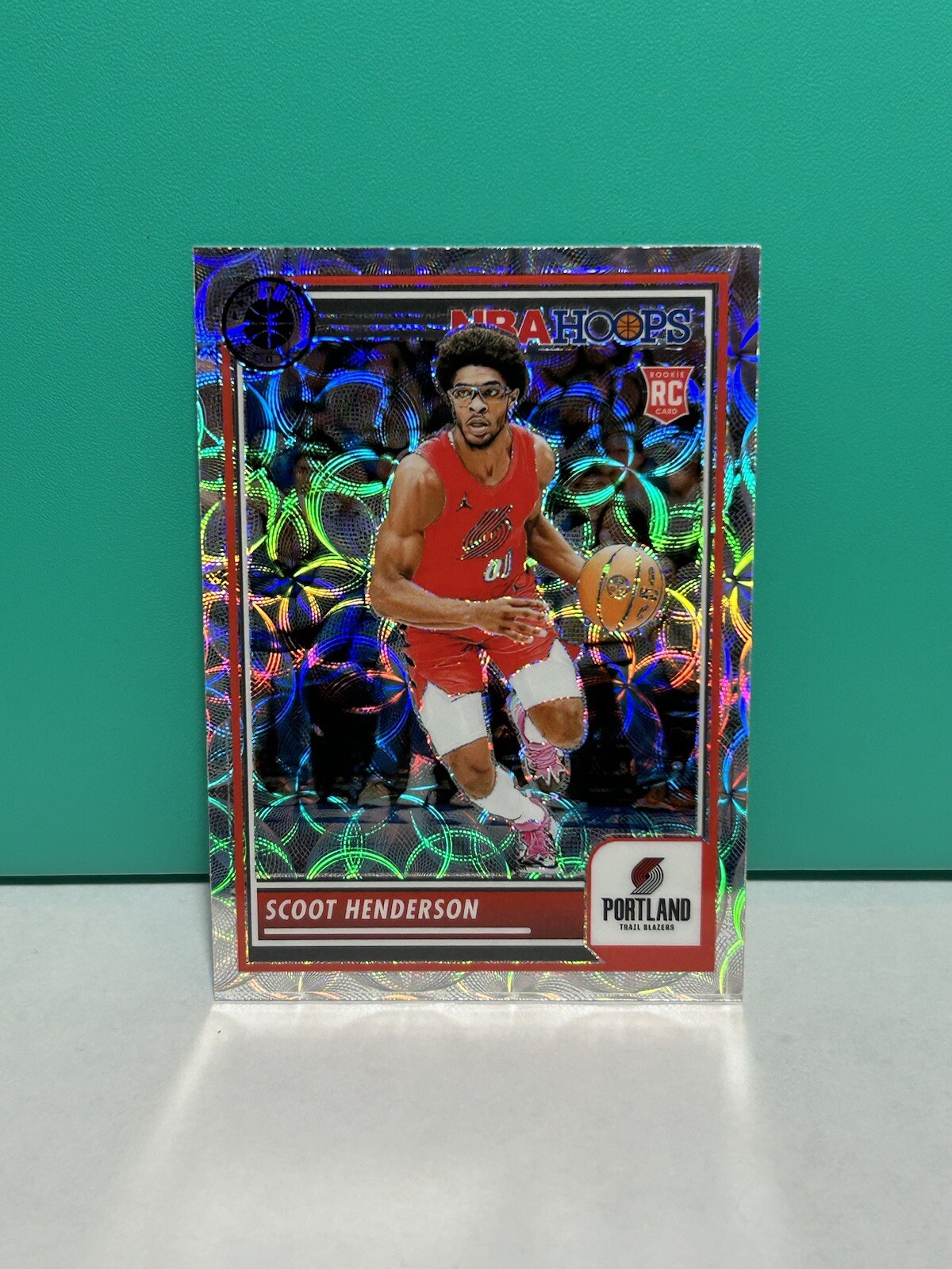 Scoot Henderson 2023-24 Panini Premium Stock  Scope Prizm NBA Hoops RC #137