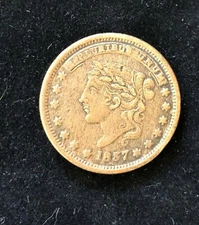 1837 Hard Times Token