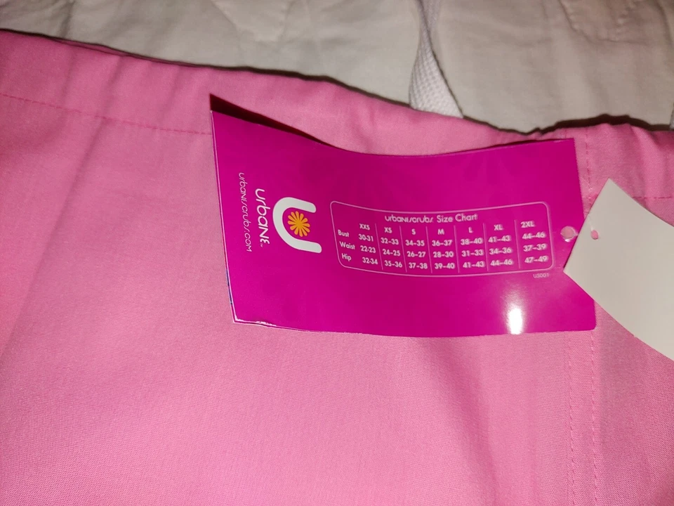 Pink Urbane Scrubs Women's Elastic Waist Scrub Pants 2XL NWT (10) - Image 3 of 4