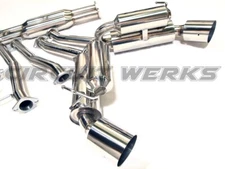 Circuit Werks 350Z Z33 03 04 05 06 07 08 09 True Dual Catback Exhaust Fairlady Z