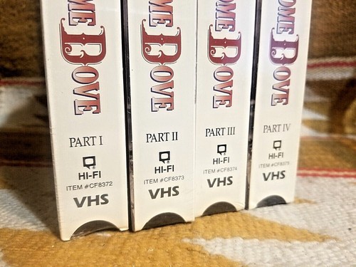 LONESOME DOVE BOX SET I-IV VHS CABIN FEVER SEALED ROBERT DUVALL TOMMY LEE JONES - Picture 5 of 8