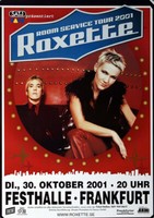 Roxette - Room Servicce, Frankfurt 2001 | Konzertplakat | Poster
