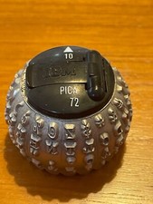 Pica 72 10 IBM Selectric Golf Ball Type Head Vintage  Typeface Font