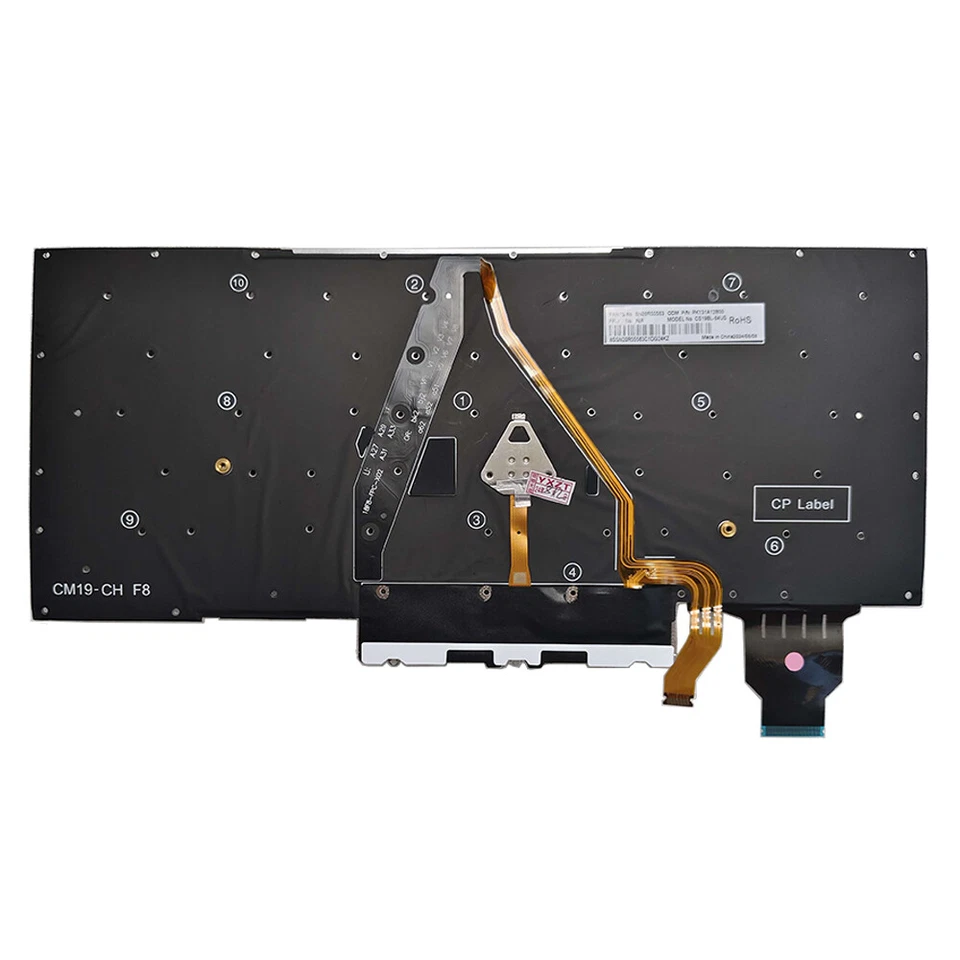 Portátil Nuevo Para Lenovo ThinkPad X1 Carbono 7ª Generación 8ª Generación EE. UU. Teclado Retroiluminado Foto 3 de 4