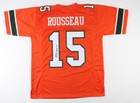 Gregory Rousseau Signed Miami Hurricanes Jersey (JSA COA) 2019 15.5 Sacks Canes  — photo 1