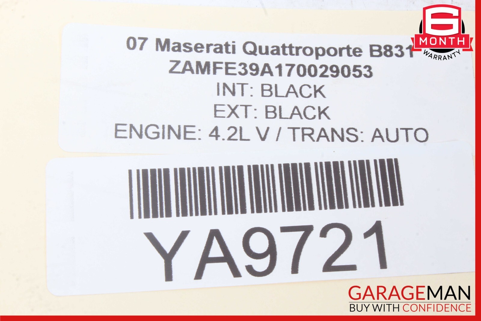 02-19 Maserati Quattroporte GranCabrio S GT Air Injection Smog Pump OEM