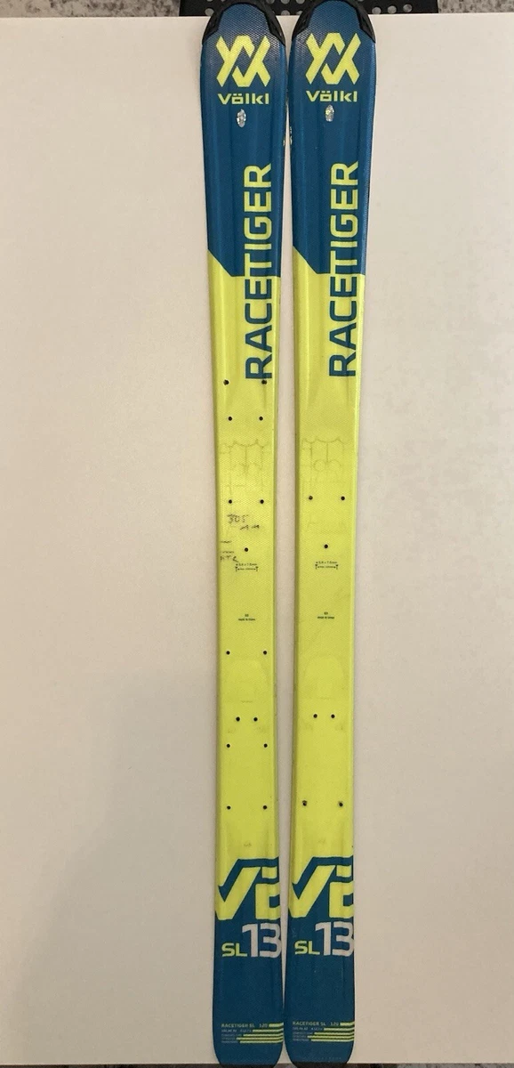 Volkl RACE TIGER SL 120 スキー Volkl Race Tiger SL Snow Skis 120 cm - NO Bindings - Blue Yellow