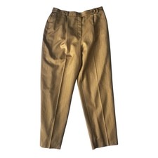 Hawksley  Wright 18 Pinstripe Brown Lined Dress Pants