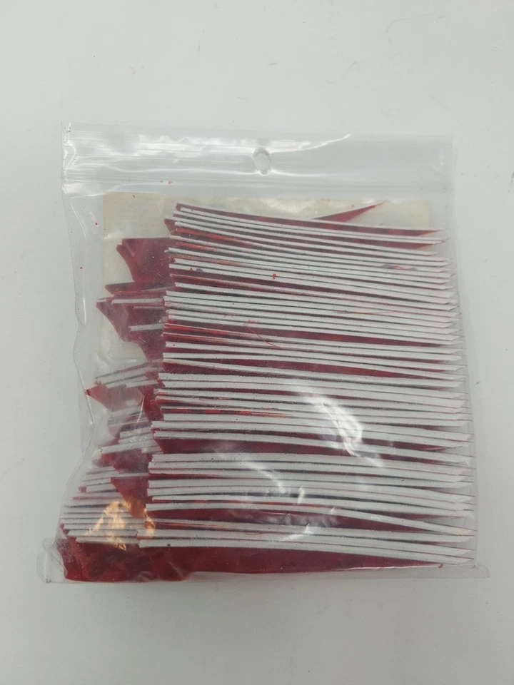 100 Pack Gateway Feathers 4" Right Wing: Shield Faux Barred Red 400RSBRD-100 - Image 4 of 4