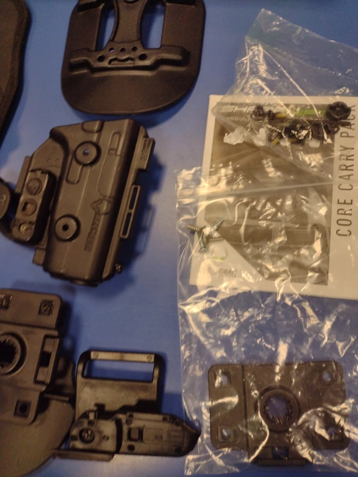 Alien Gear Glock 43X 9mm Core Carry Pack Holster RH 4 Carry Positions Gun Kit  - Image 4 of 4