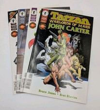 Tarzan John Carter: Warlords of Mars 1, 2, 3, 4 VF/NM Set Dark Horse 1996