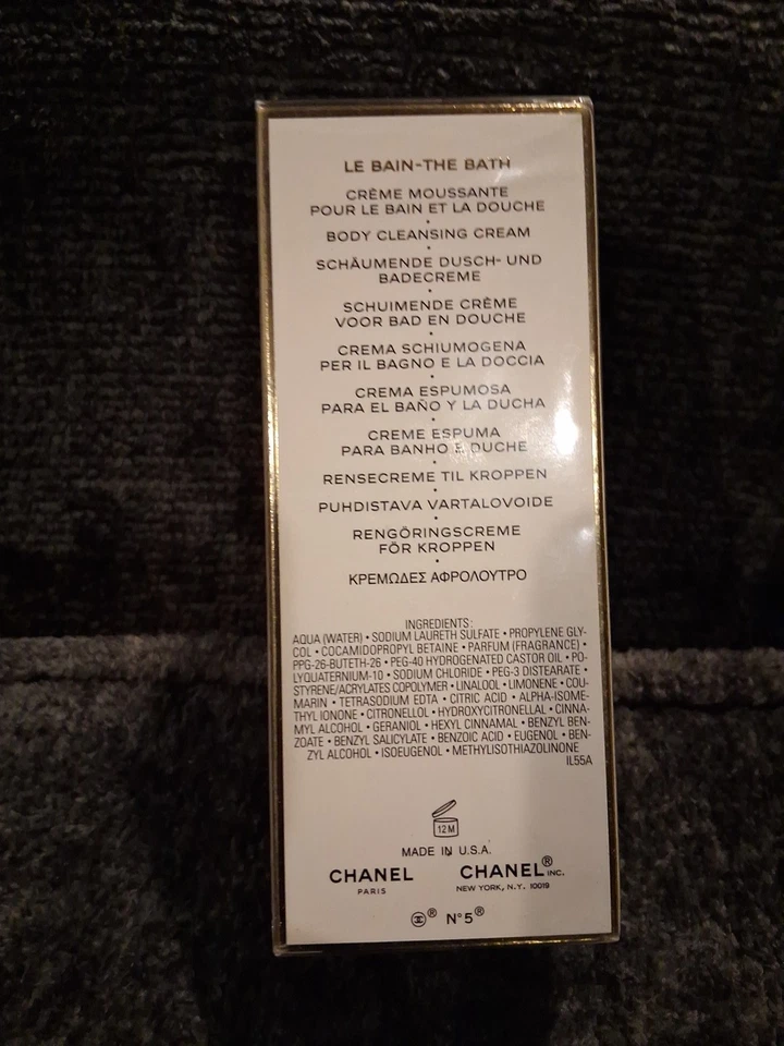 Nuevo 100% Auténtico Chanel Paris Nº5 La Crema Limpiadora 6.8 Fl. Oz. Precintado Foto 2 de 2