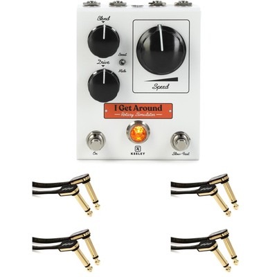 Keeley I Get Around Rotary Simulator Pedal with Patch Cables - Sweetwater