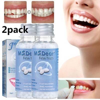 2X Tooth Repair Kit - Temporary Teeth Replacement Kit for Missing & Broken Teeth