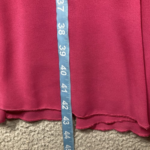 Chicwish Maxirock Damen Medium rosa wirbelnd Barbiecore gefüttert Reißverschluss hinten romantisch - Bild 3 von 10