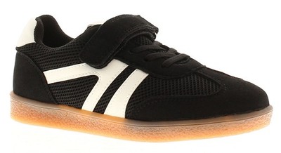 Surge Junior Jungen Sportschuhe Harper elastische Spitze schwarz UK Größe