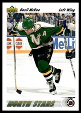1991-92 Upper Deck French Basil McRae Minnesota North Stars #388B