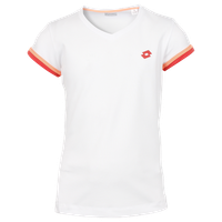 Lotto Sport Damen T-Shirt Kurzarmshirt Oberteil Shela, Weiß, Xs