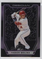 2019 Chronicles Obsidian Electric Etch Purple Prizm 42/99 Yadier Molina #1 04br