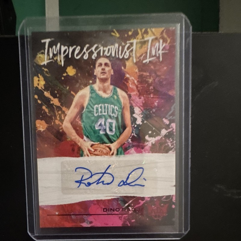 Panini 2020-21 Court Kings Impressionist Ink auto Dino Radja II-DRA Auto /49