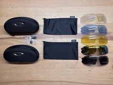 2 Oakley Sunglasses Case Only Hard Shell Oval Black Zippered  Soft Case Only.