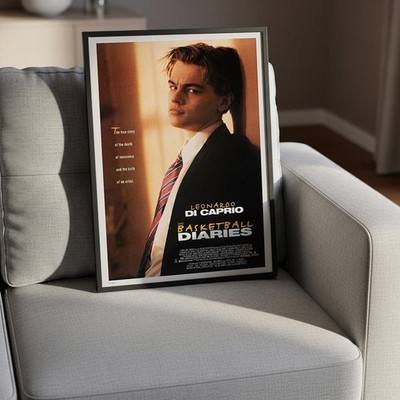 The Basketball Diaries 1995 Movie Poster Leonardo DiCaprio Film - Unframed